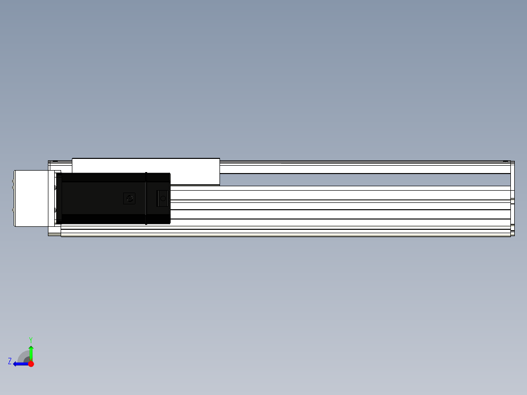 Toyo东佑达直线模组-ETH22-400-BL-750W+煞車右视图