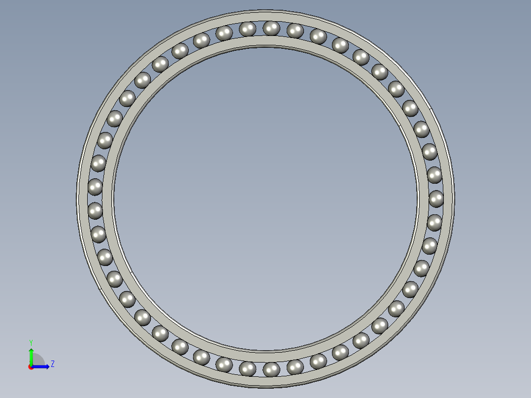 深沟球轴承61848左视图