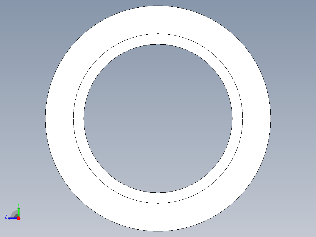 聚氯乙烯配件10-Sch80_Coupling_SxS_829-007 _0.75in右视图