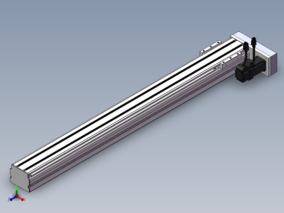 精密模组MY80S-T10-750L-P10B-BR-C4正等轴测图