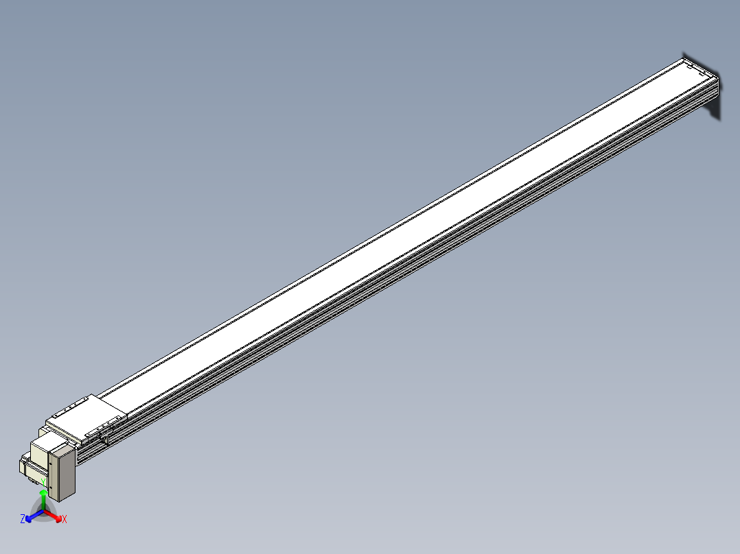 同步带全封闭直线模组TPA-HCB-14D-120-L2250-RP-C-P40-N3主视图