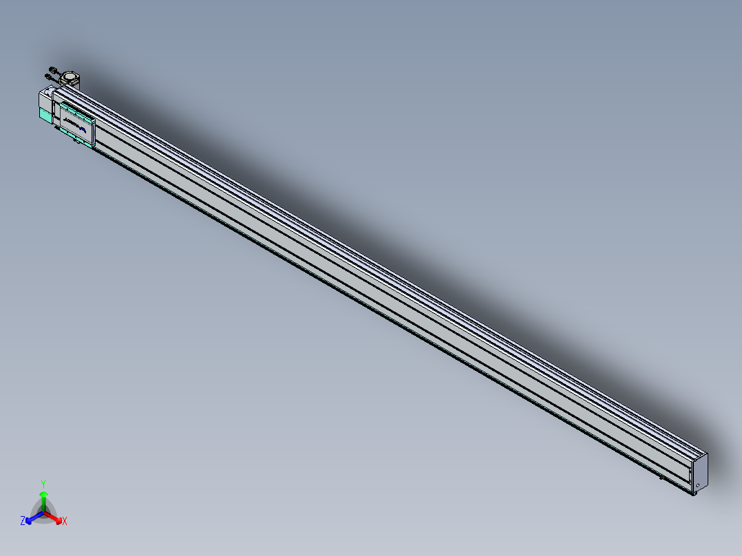 威洛博VBC同步带传动一无尘环境VBC14-L45-S2900-BLD-ZP40-C3主视图