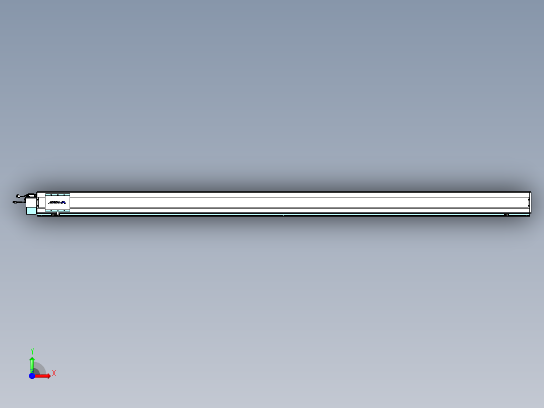 威洛博VBC同步带传动一无尘环境VBC14-L45-S2900-BLD-ZP40-C3前视图