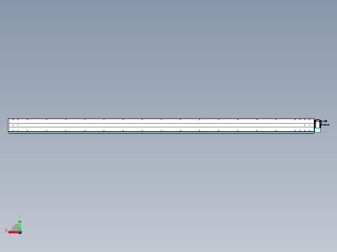 威洛博VBC同步带传动一无尘环境VBC14-L45-S2900-BLD-ZP40-C3后视图