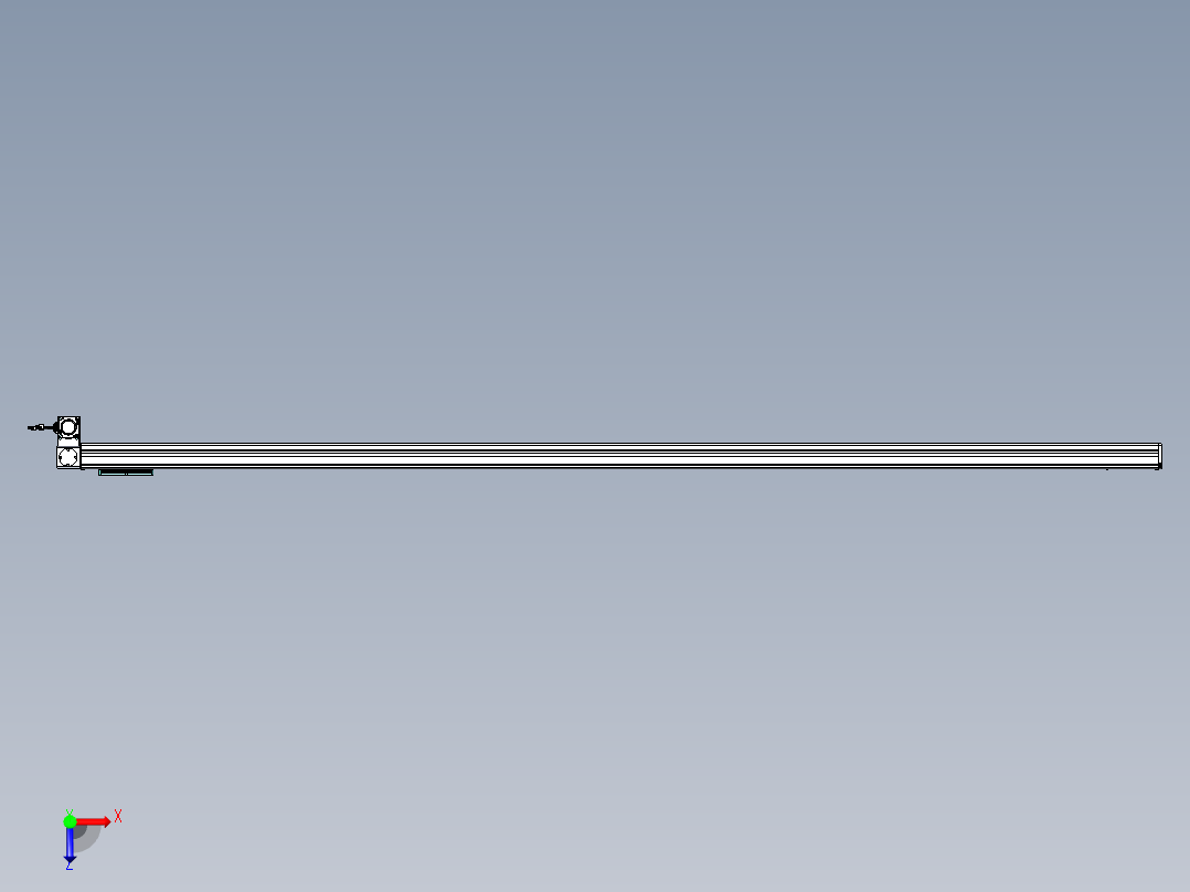 威洛博VBC同步带传动一无尘环境VBC14-L45-S2900-BLD-ZP40-C3俯视图