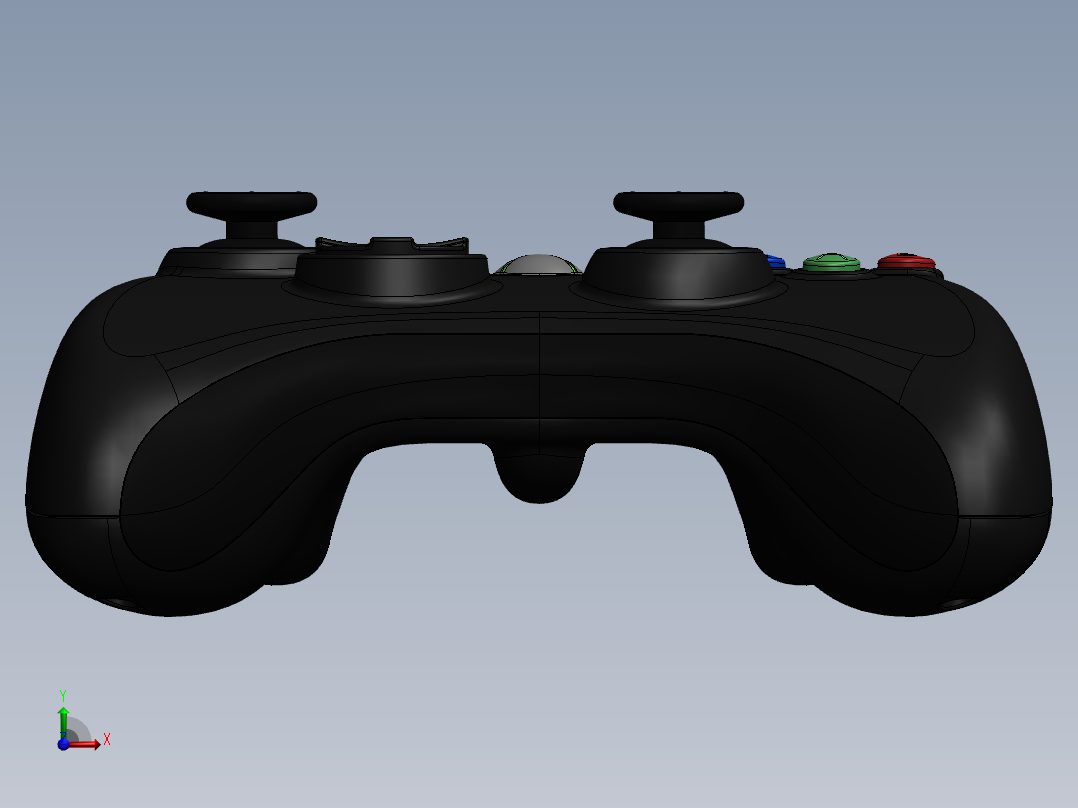 XBOX游戏控制器前视图