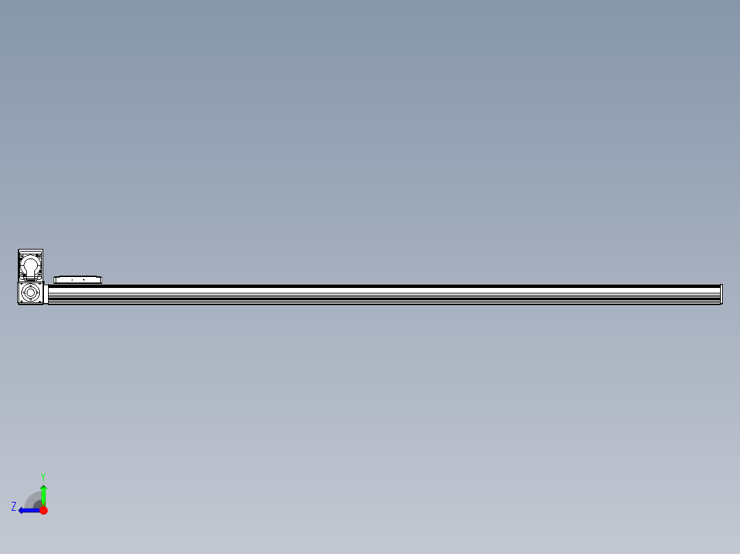 同步带全封闭直线模组TPA-HCB-105D-90-L1600-LU-C-P20-N3右视图