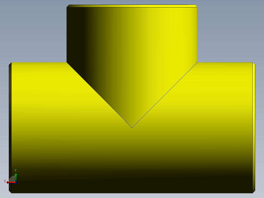 straight tee inch后视图