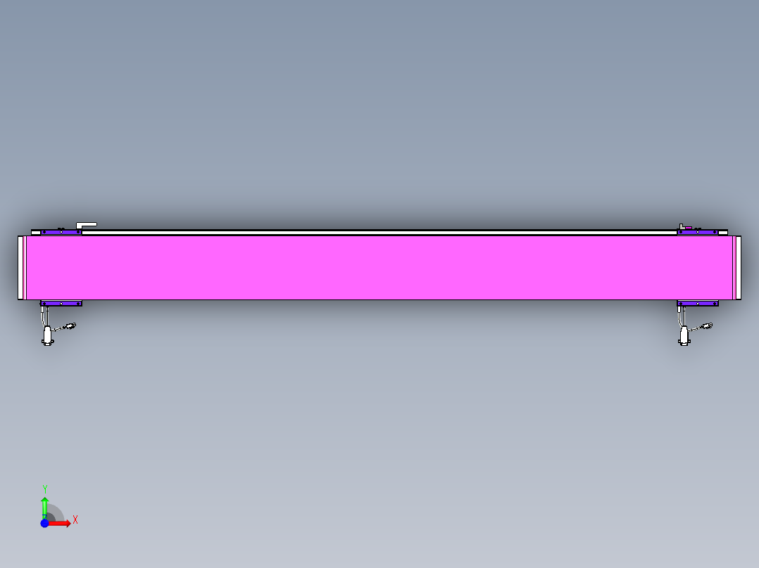 威洛博VL系列直线电机模组-2VL17E1-S1550前视图