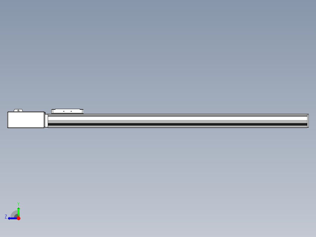 同步带全封闭直线模组TPA-HCB-105D-90-L850-MR-Y-P20-N3右视图