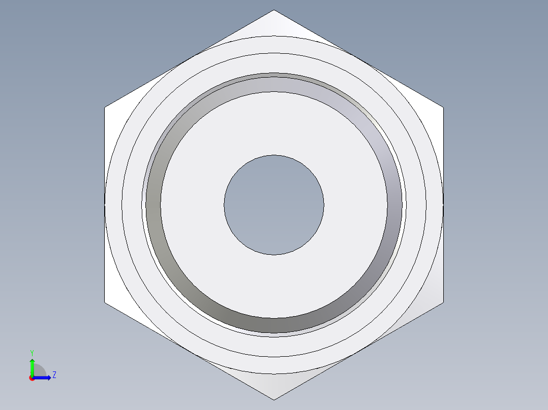 卡套式工业通用硬管接头EO_Standpipe_connector_EVGE10SREDCF左视图