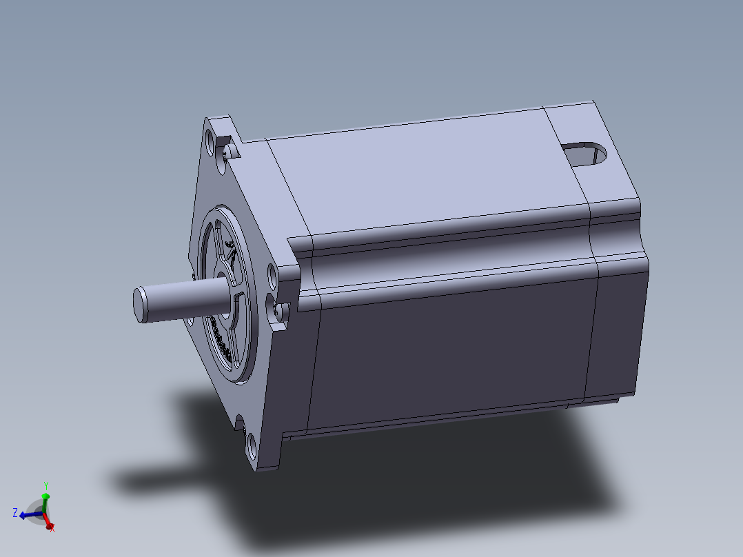 雷赛步进电机57CM26主视图