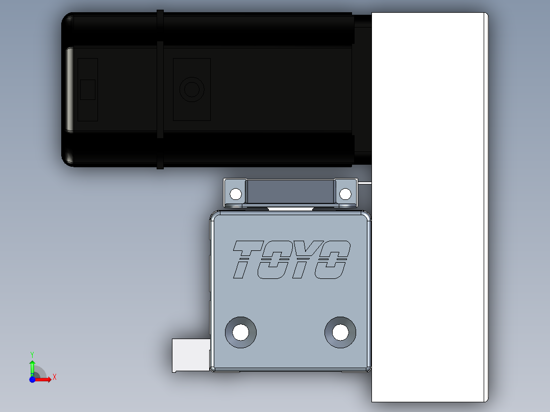 Toyo东佑达直线模组-M65-S-1500-RU-M40-C4前视图