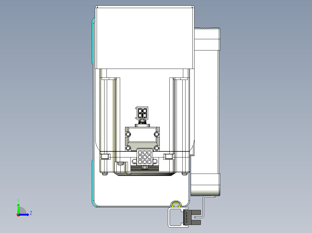 威洛博VBC同步带传动一无尘环境VBC17-L45-S1900-BR-ZP75-C3左视图