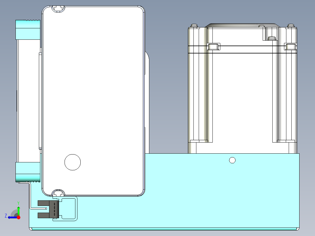威洛博VBC同步带传动一无尘环境VBC14-L45-S1350-BLD-ZP75-C3右视图
