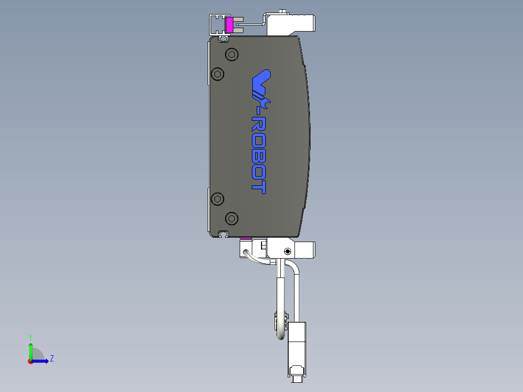 威洛博VL系列直线电机模组-VL17E1-S550左视图