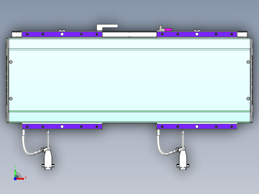 威洛博VL系列直线电机模组-2VL22H3-S100前视图