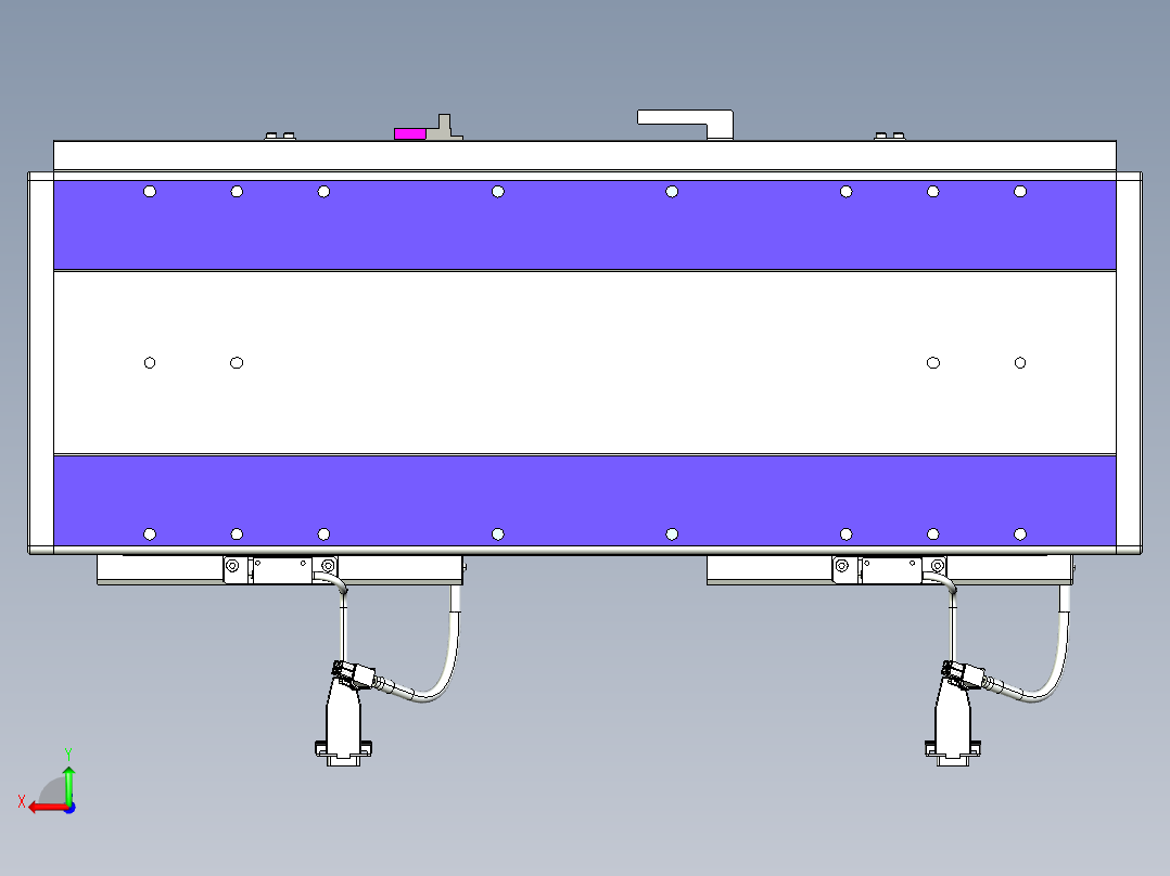威洛博VL系列直线电机模组-2VL22H3-S100后视图