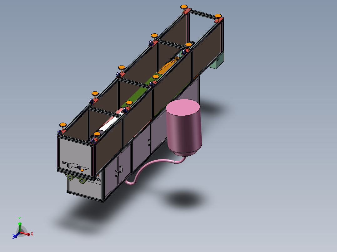 静电涂覆主视图