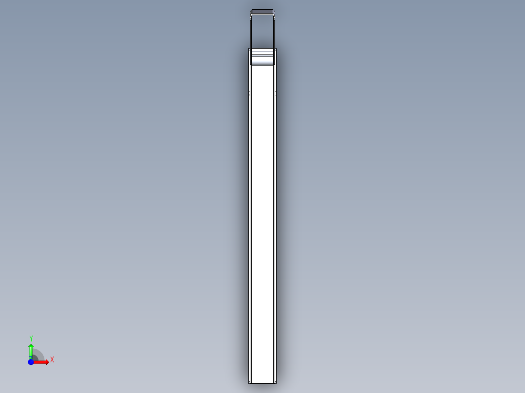 折叠式控制台前视图