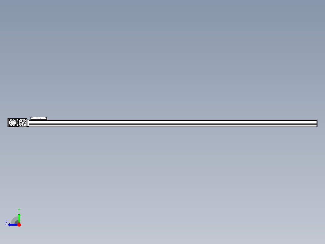 同步带全封闭直线模组TPA-HCB-105D-90-L2050-ML-Y-P20-N3右视图