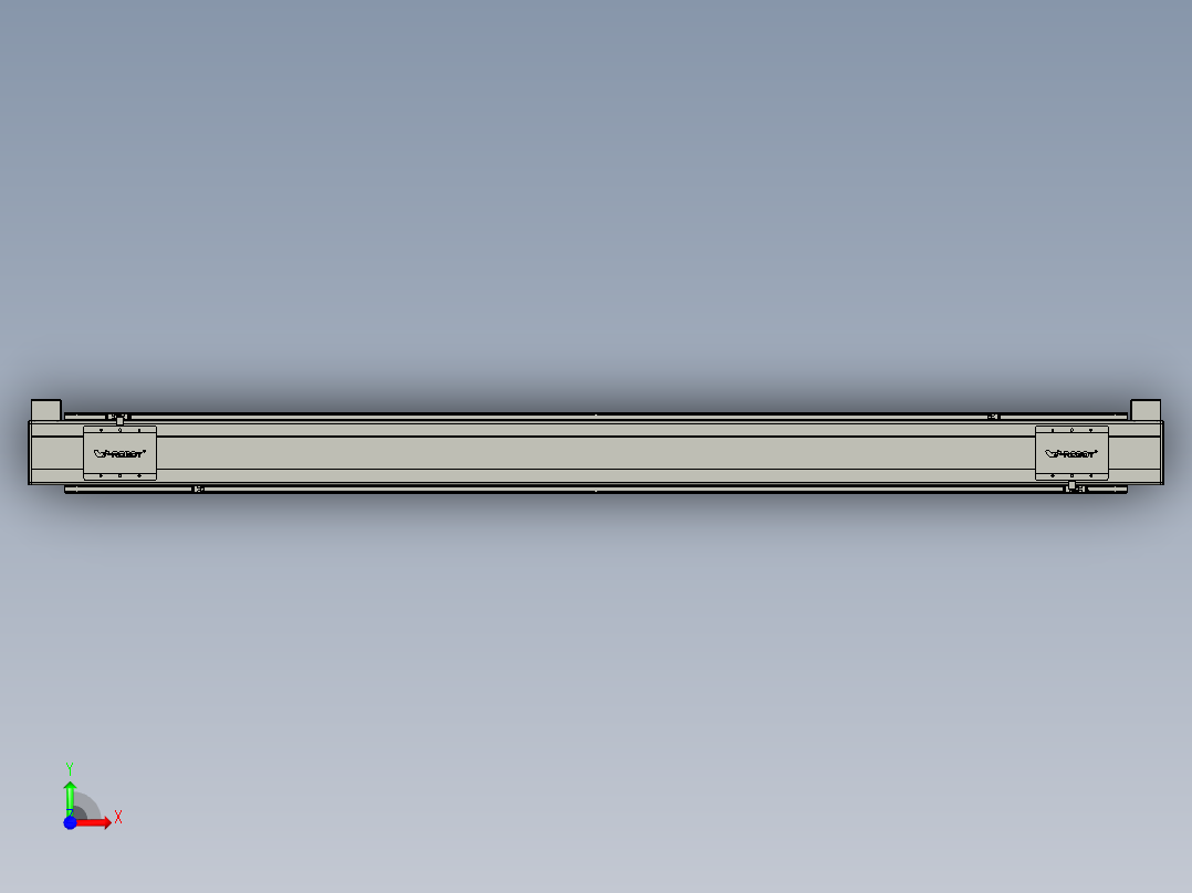威洛博双电机滑台-VBC14S2-L50-S1900-BD-P40-C6前视图