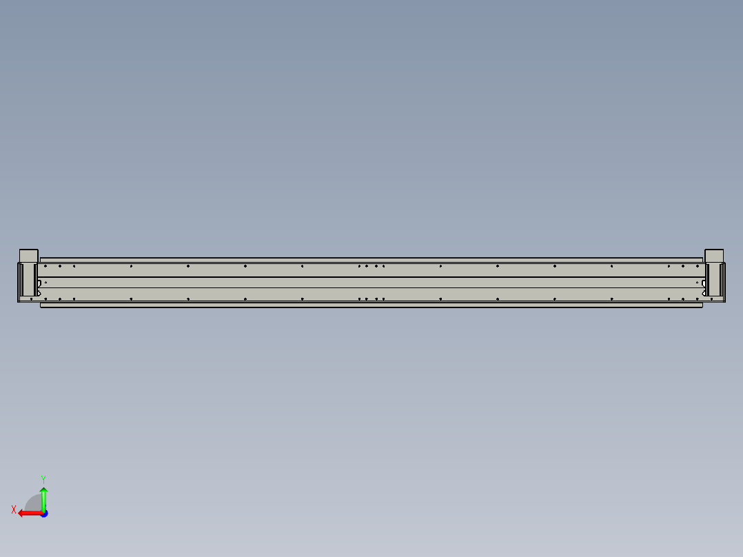 威洛博双电机滑台-VBC14S2-L50-S1900-BD-P40-C6后视图