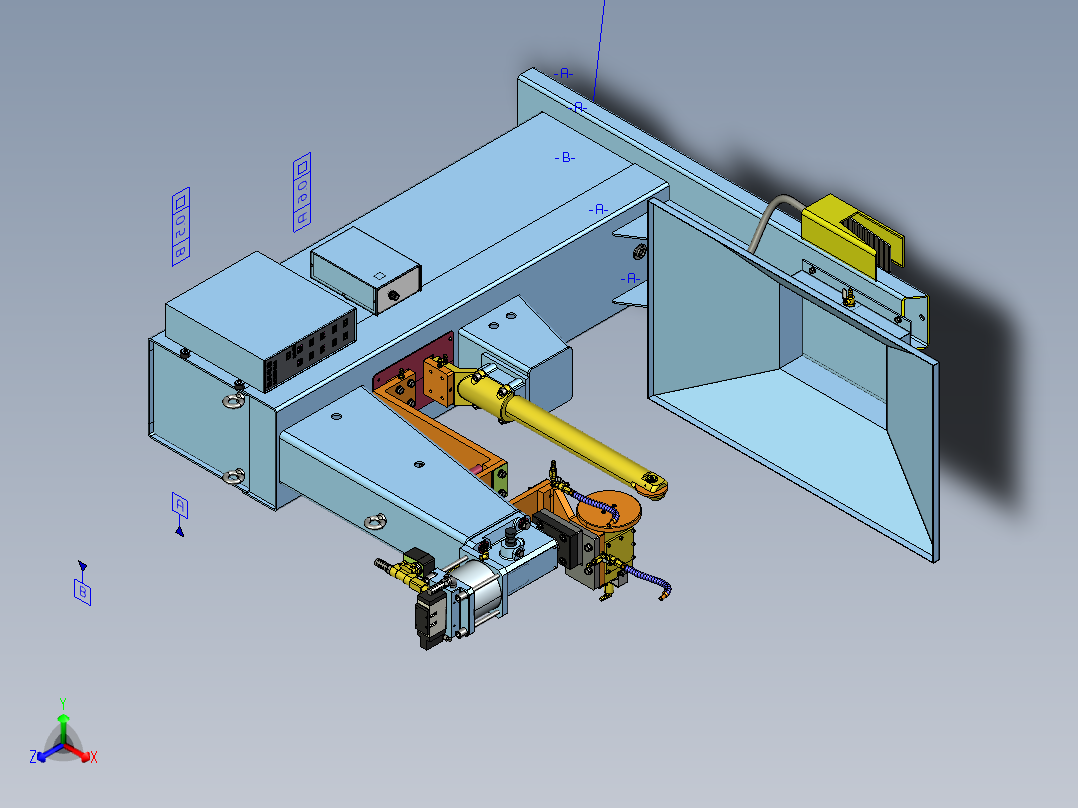 纵缝焊机主视图