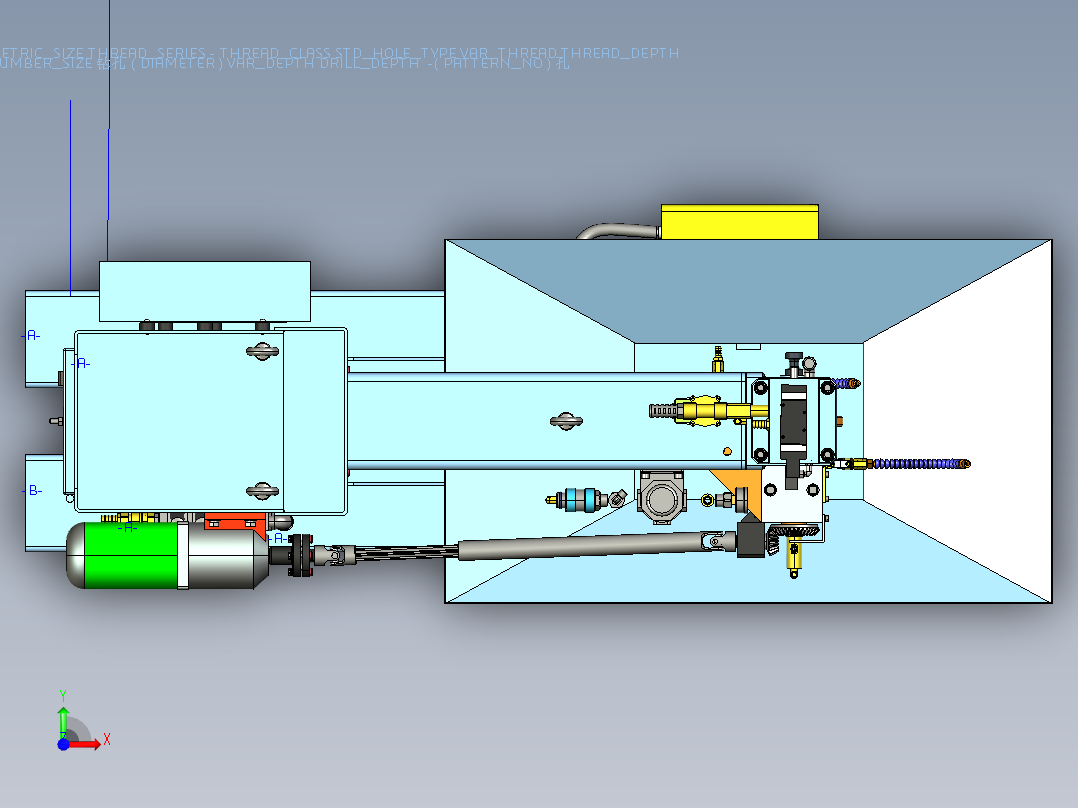 纵缝焊机前视图