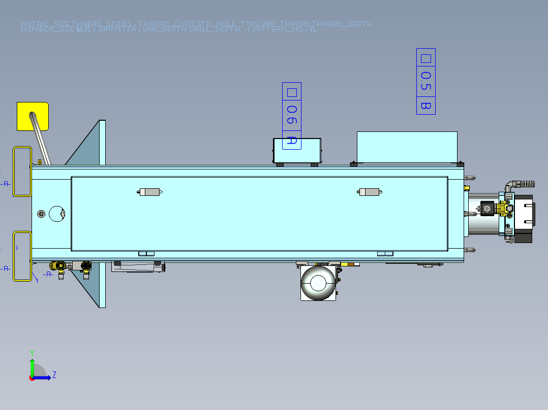 纵缝焊机左视图