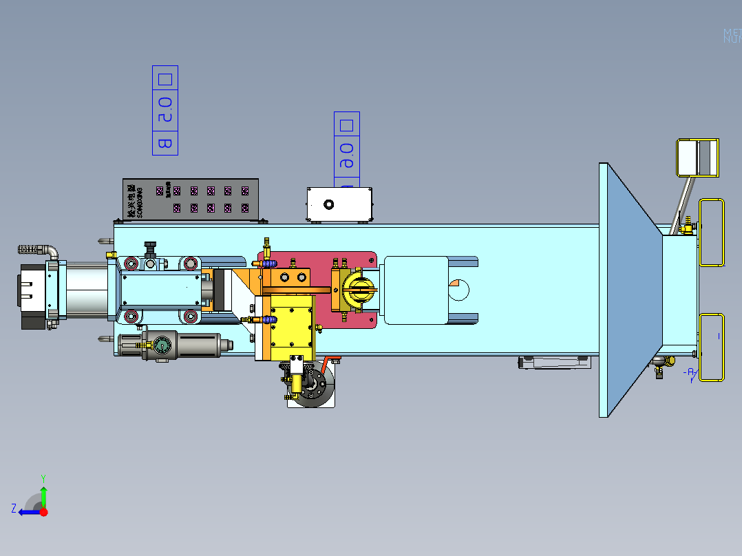 纵缝焊机右视图