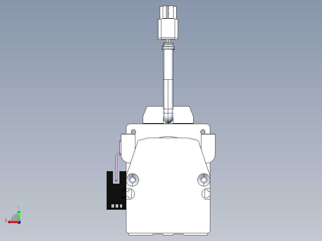 东锦丝杆传动-直线滑台模组DH60-L10-S550-BC-T400-C3后视图