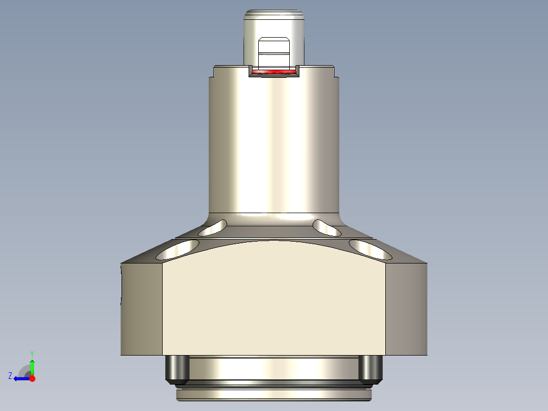 KOSMEKSFA2000-M1N-130-H60多系列多零件图纸模型多系列多零件图纸模型右视图