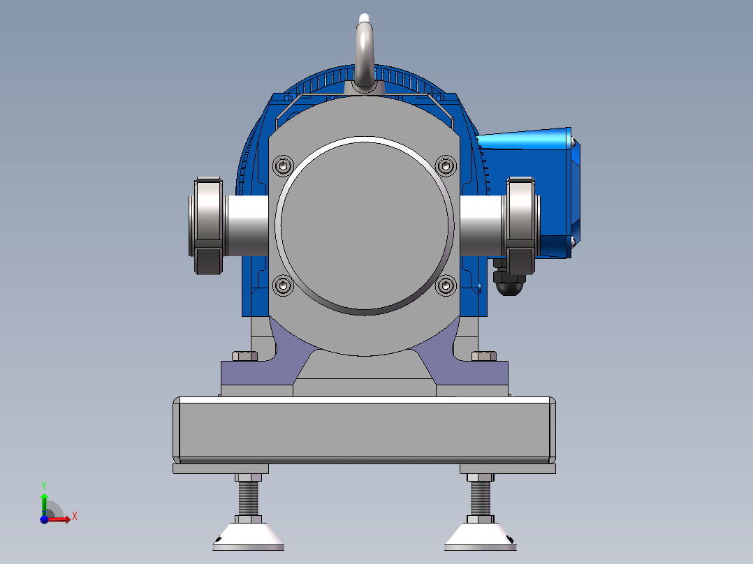 得利时40TLS8-3W-3Kw转子泵883285前视图