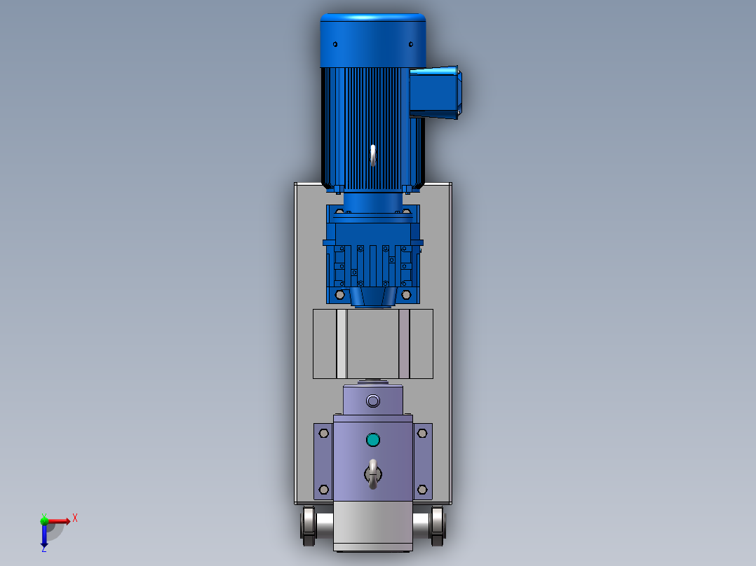 得利时40TLS8-3W-3Kw转子泵883285俯视图