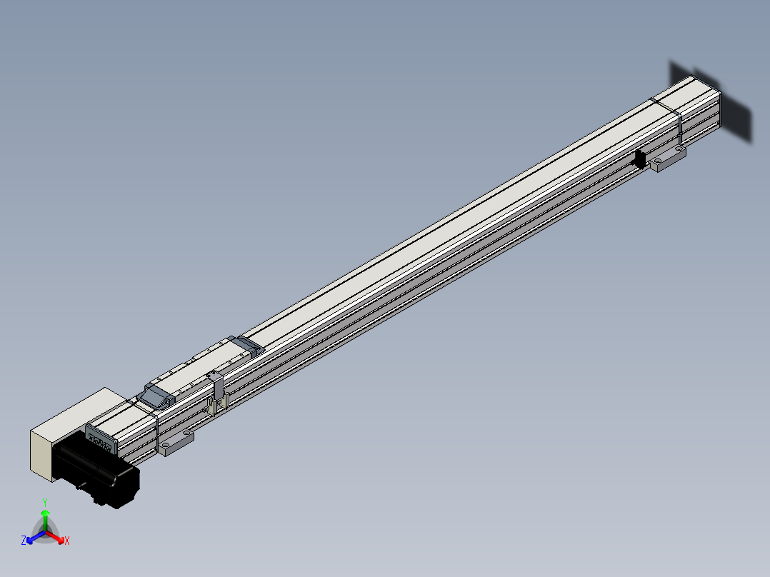 Toyo东佑达直线模组-M65-S-X52-850-L-M40-C4主视图