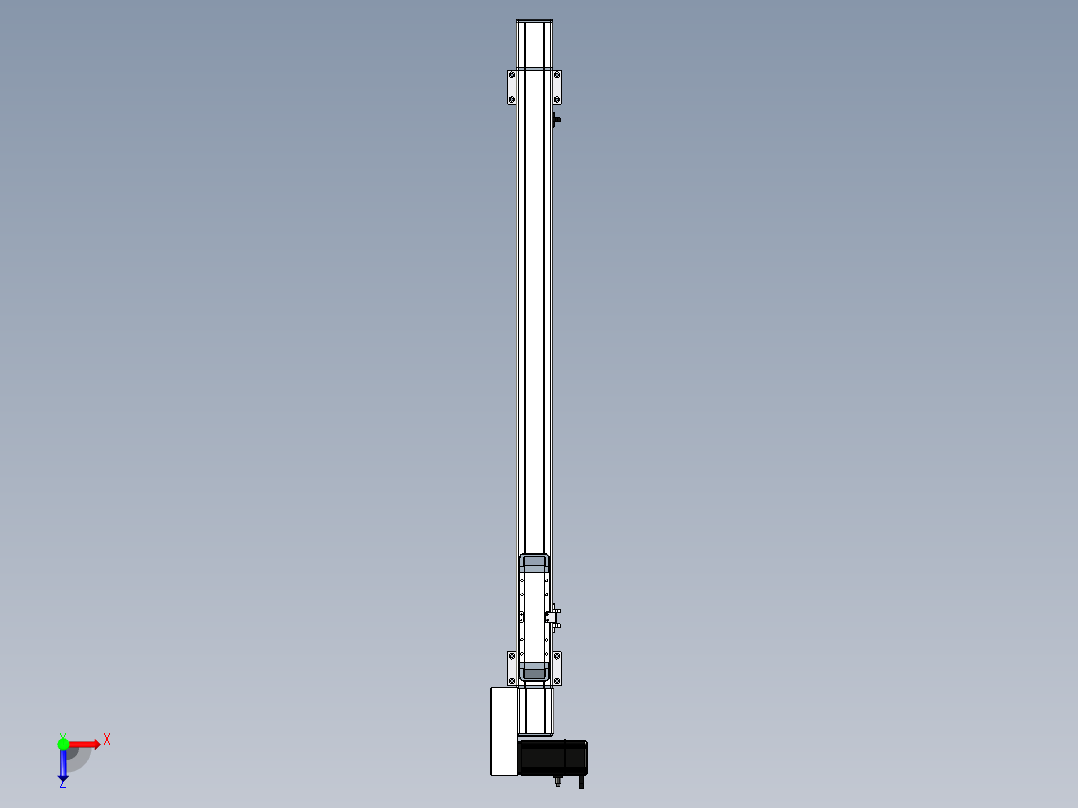 Toyo东佑达直线模组-M65-S-X52-850-L-M40-C4俯视图