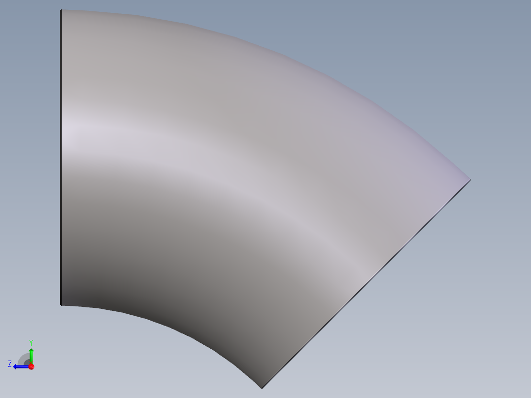 45°等径焊接弯头库 -20240310右视图