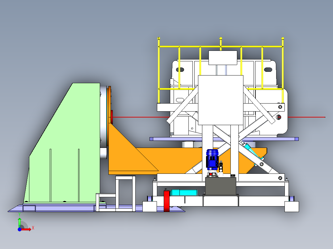 A2_大型转载机变位焊接机前视图