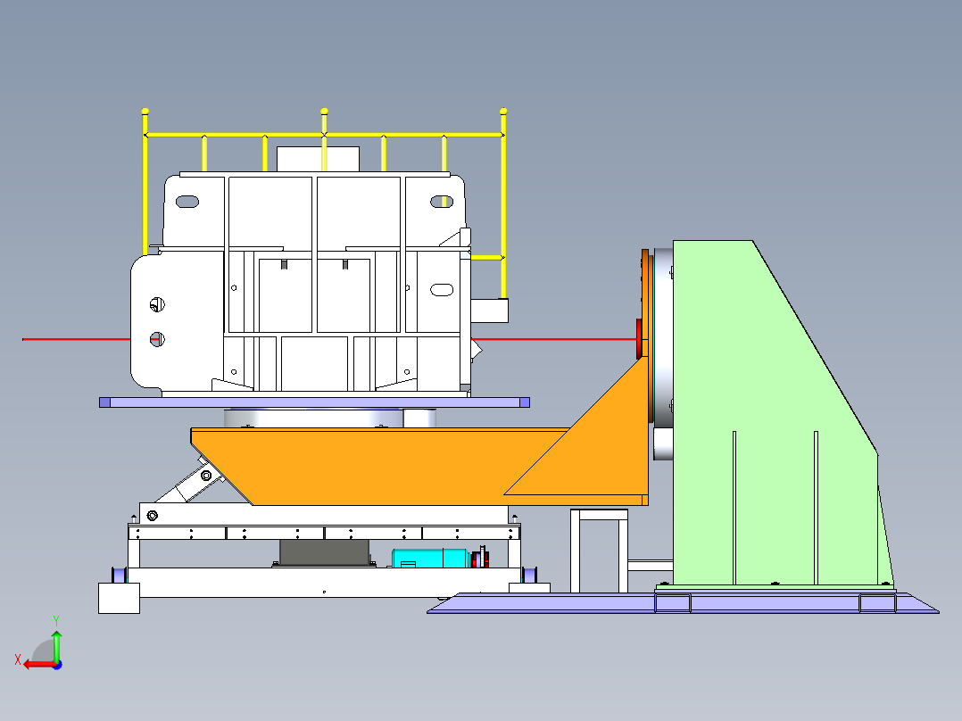 A2_大型转载机变位焊接机后视图
