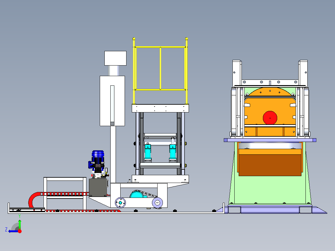 A2_大型转载机变位焊接机右视图