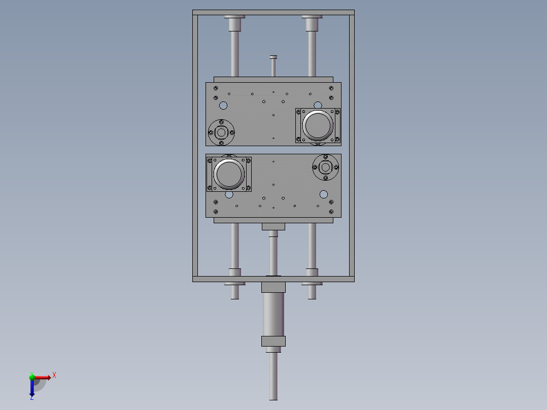 双面砂带抛光机877715==50俯视图