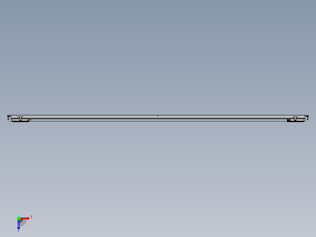 威洛博VL系列直线电机模组-2VL14S3-S3250俯视图
