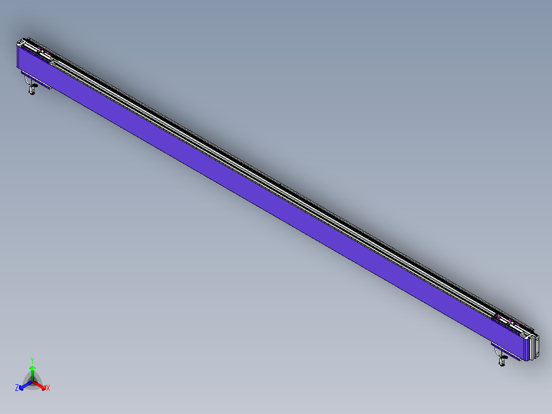 威洛博VL系列直线电机模组-2VL14S3-S3250正等轴测图
