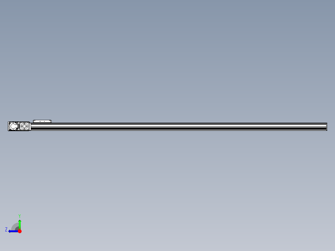 同步带全封闭直线模组TPA-HCB-105D-90-L1900-ML-C-P20-N3右视图