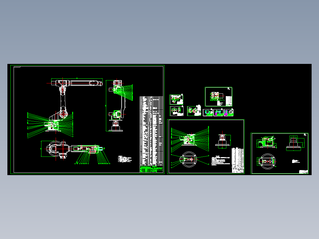 关节型机械手设计100 含CAD图纸说明文档参考