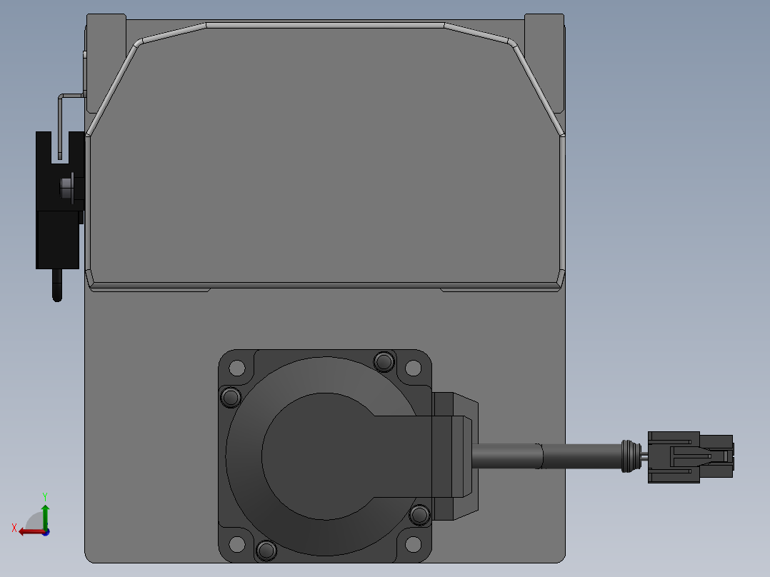 精密模组MY130-T10-850L-BM-P20B-C4-C后视图