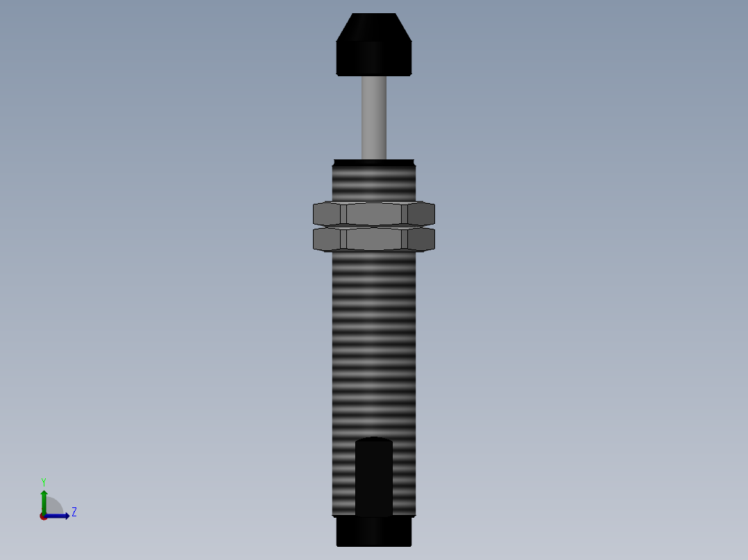 液压缓冲器ACA2020-1左视图
