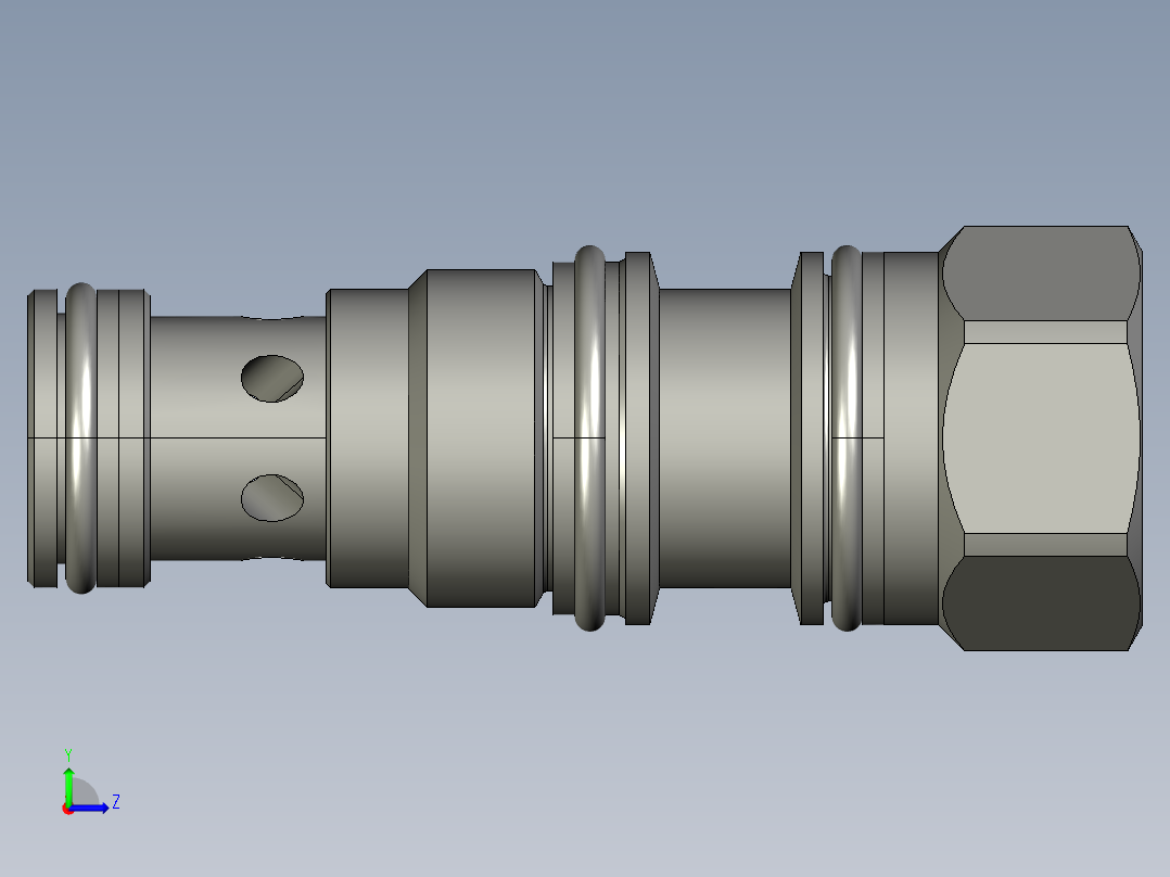 插装阀-CKCBXCN左视图