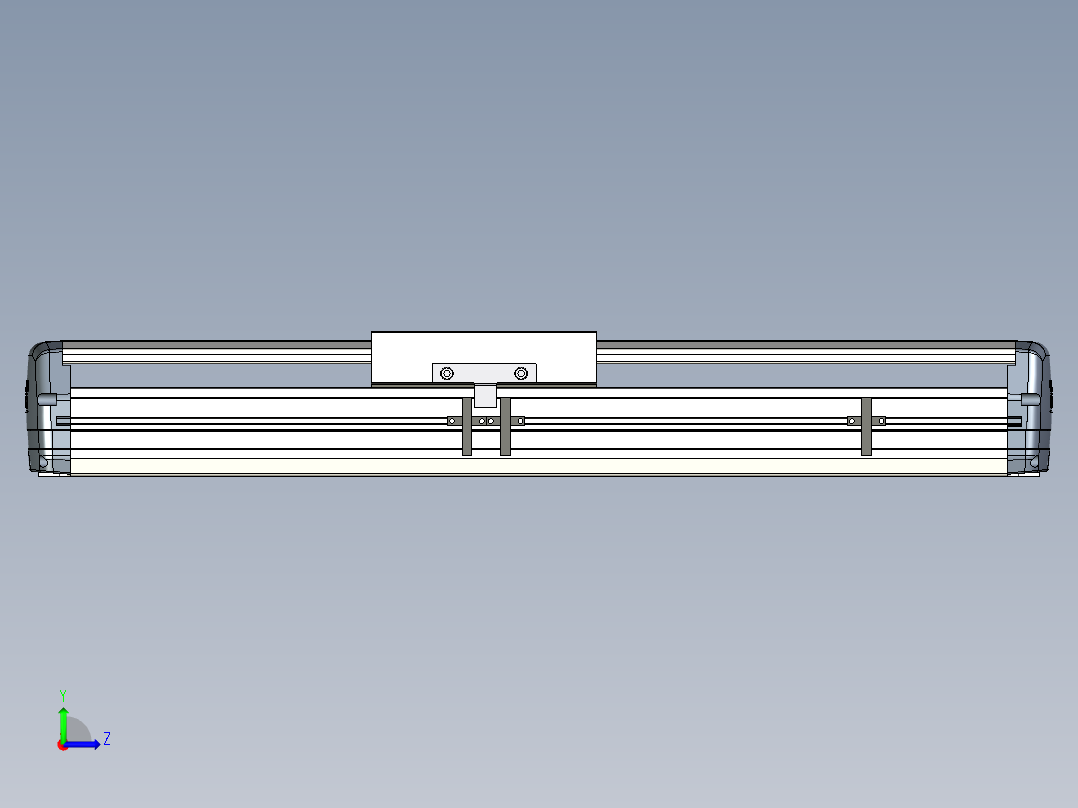 Toyo东佑达直线模组-ETH17-250-M-煞車-組合左视图